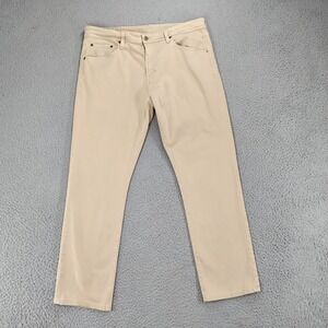 Big Star Pants Mens 36x32 Beige Light Wash Straight Comfort Fit Pockets Stretch
